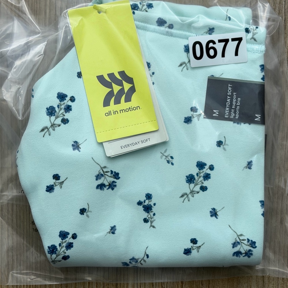 All In Motion Women Everyday Soft Light Support Bra - Light Mint Green All Sizes - Picture 13 of 16